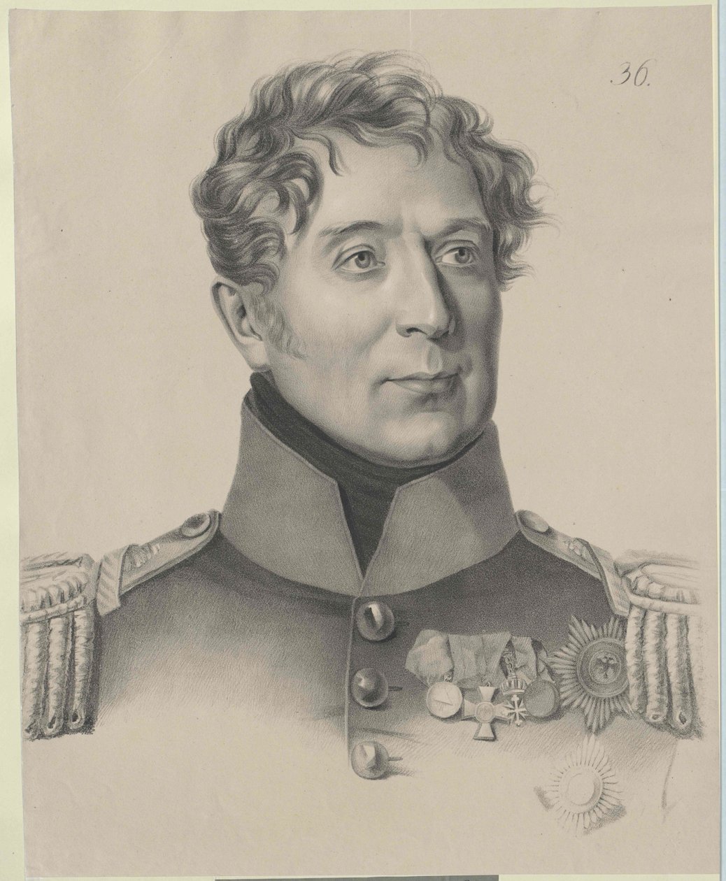 Michaił Andriejewicz hrabia Miłoradowicz autorstwa Artist Unknown