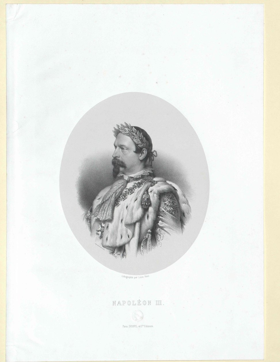 Napoleon III cesarz Francuzów, autorstwa Artist Unknown