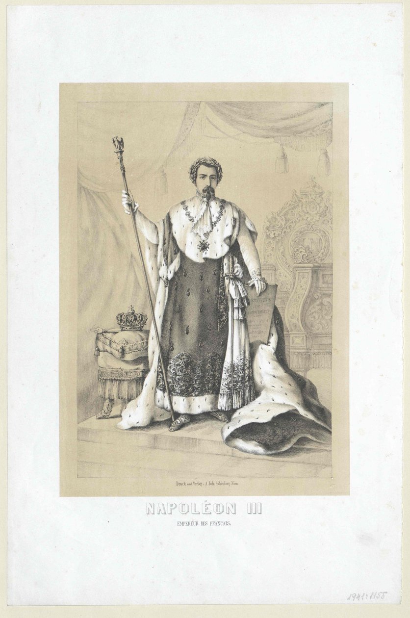 Napoleon III cesarz Francuzów, autorstwa Artist Unknown