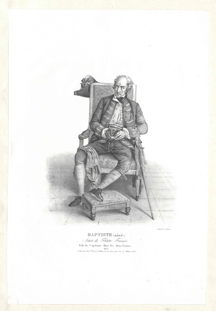 Nicolas Anselme Baptiste autorstwa Artist Unknown