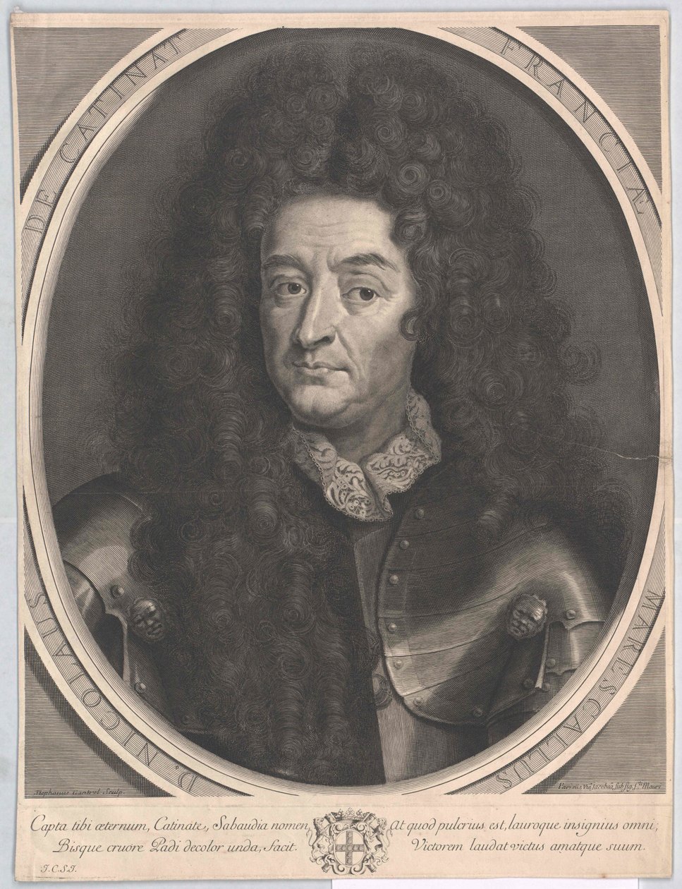 Nicolas de Catinat (druk) autorstwa Artist Unknown