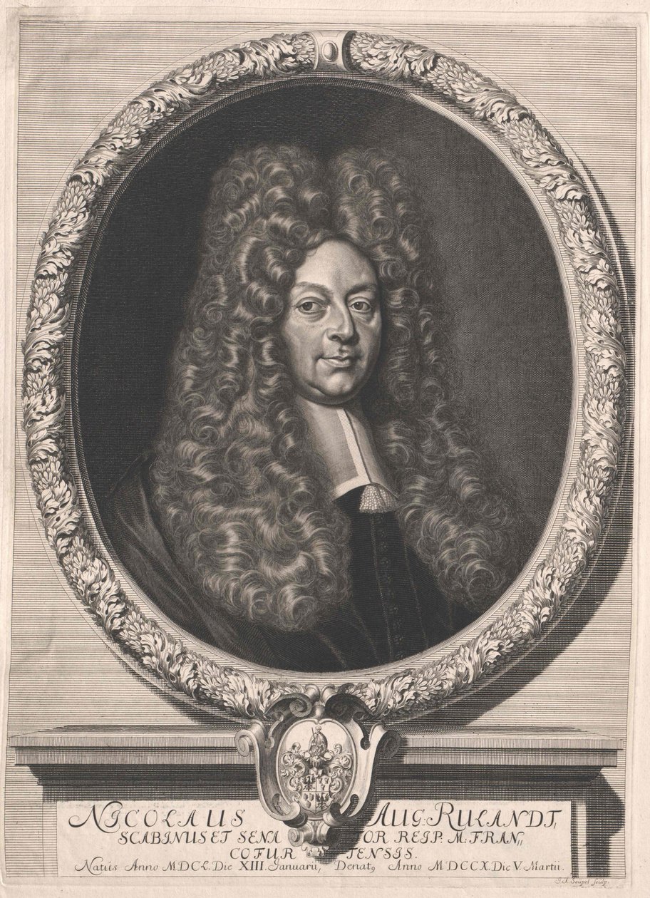 Nicolaus August Ruland (druk) autorstwa Artist Unknown