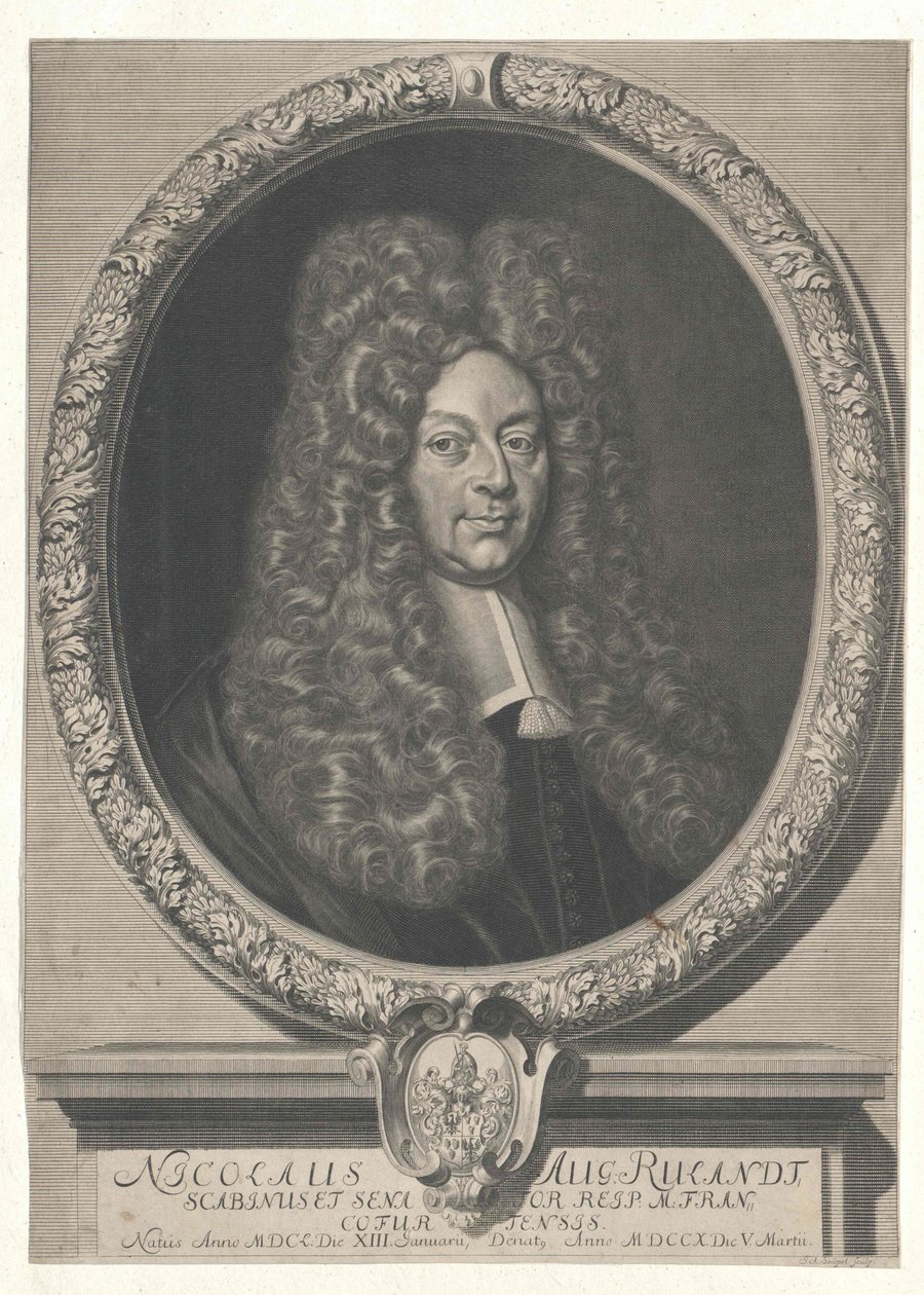Nicolaus August Ruland autorstwa Artist Unknown