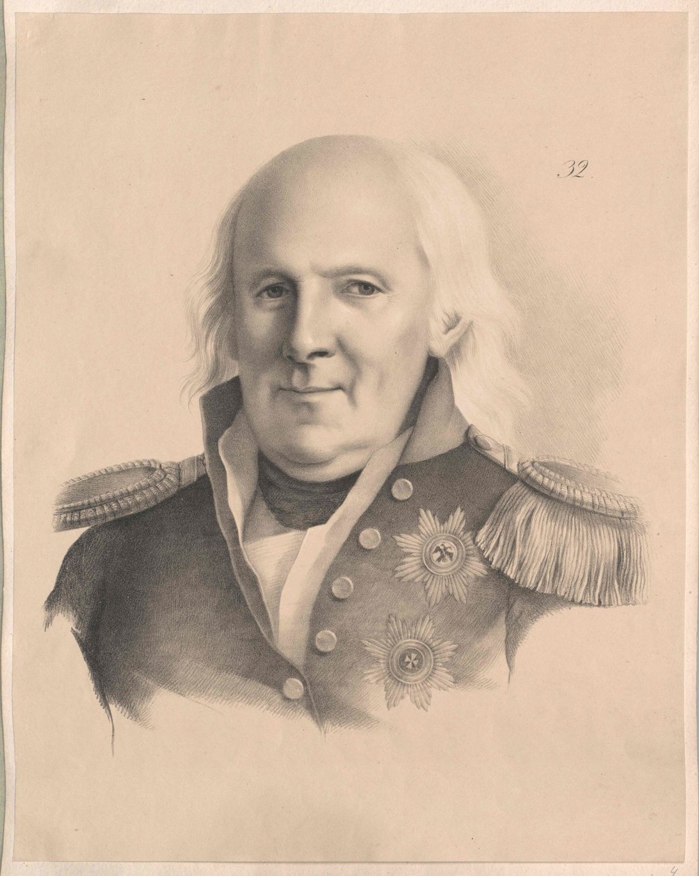 Nikolai Semenovic Mordvinov (w druku) autorstwa Artist Unknown