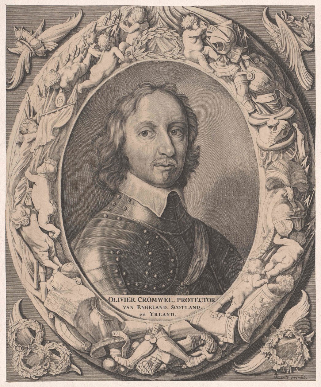 Oliver Cromwell autorstwa Artist Unknown