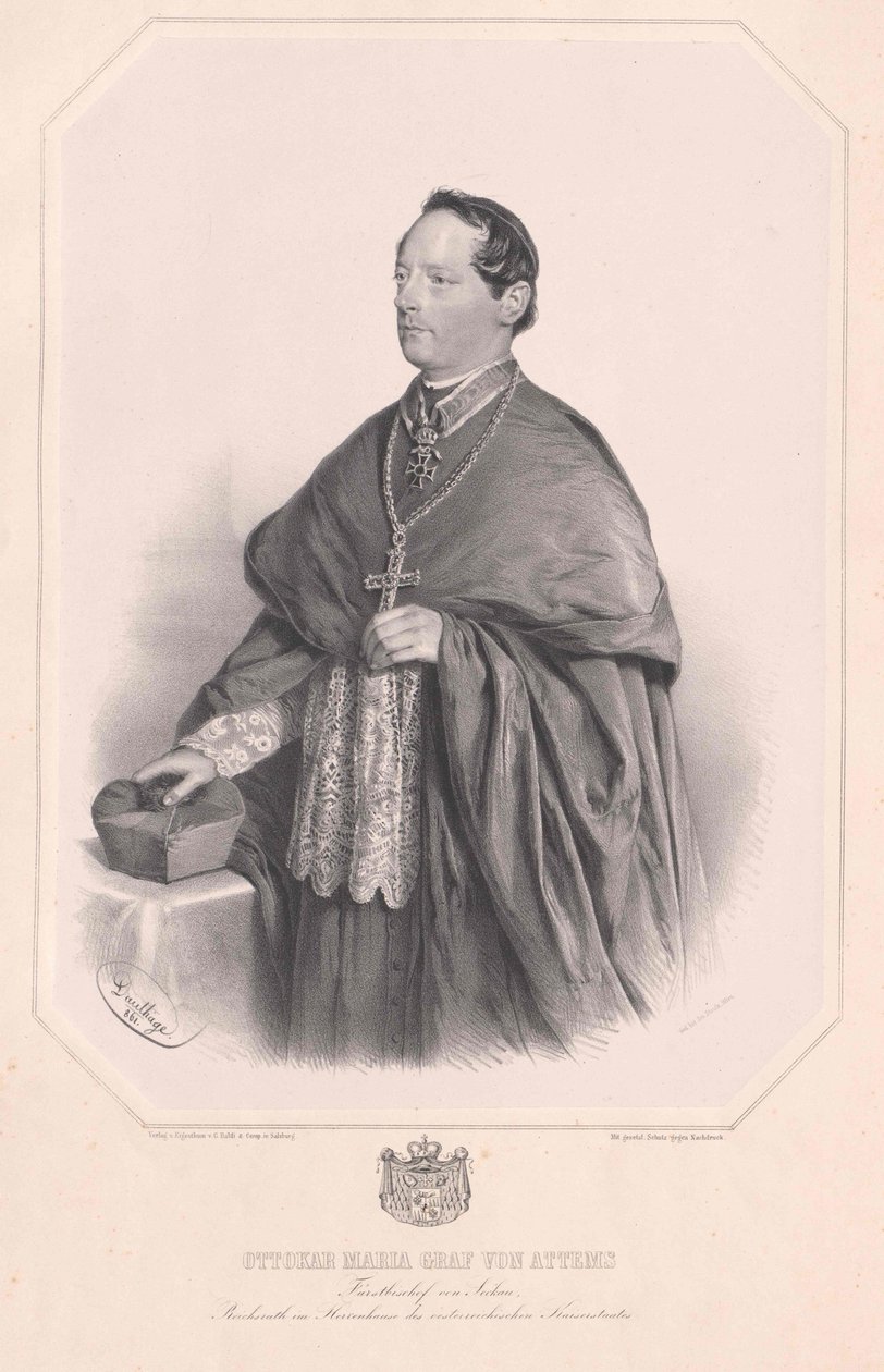 Pan Ottokar Maria Attems autorstwa Artist Unknown
