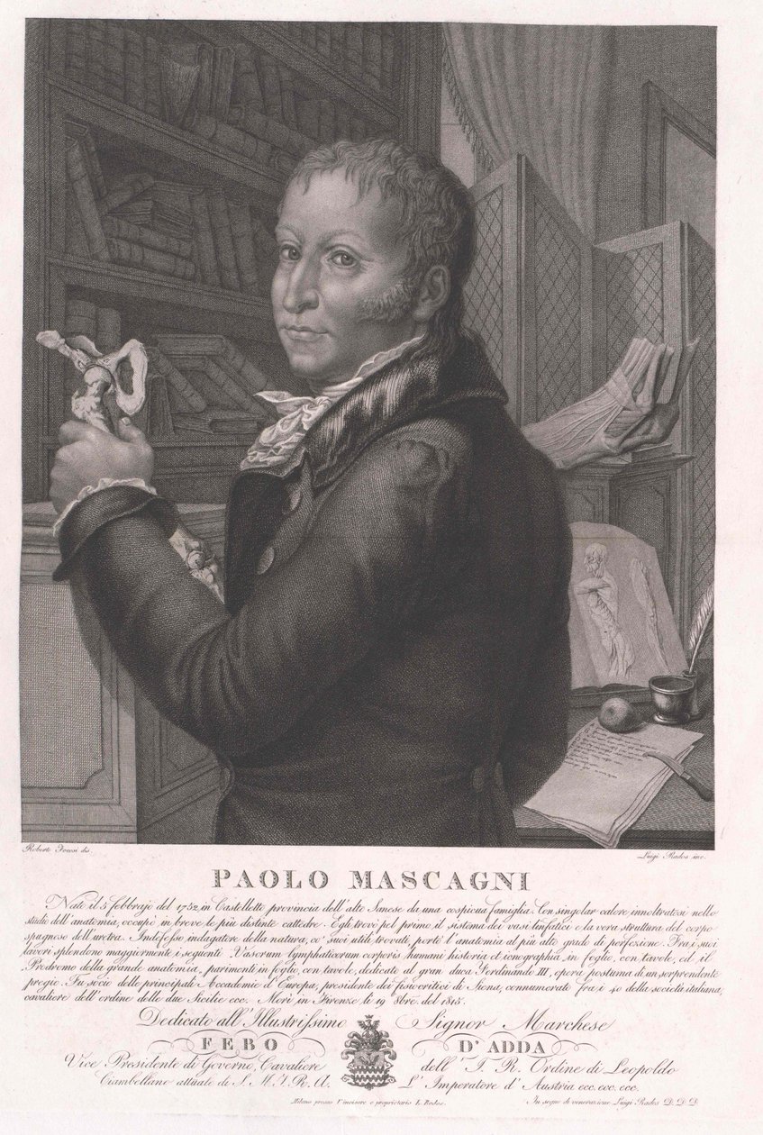 Paolo Mascagni autorstwa Artist Unknown