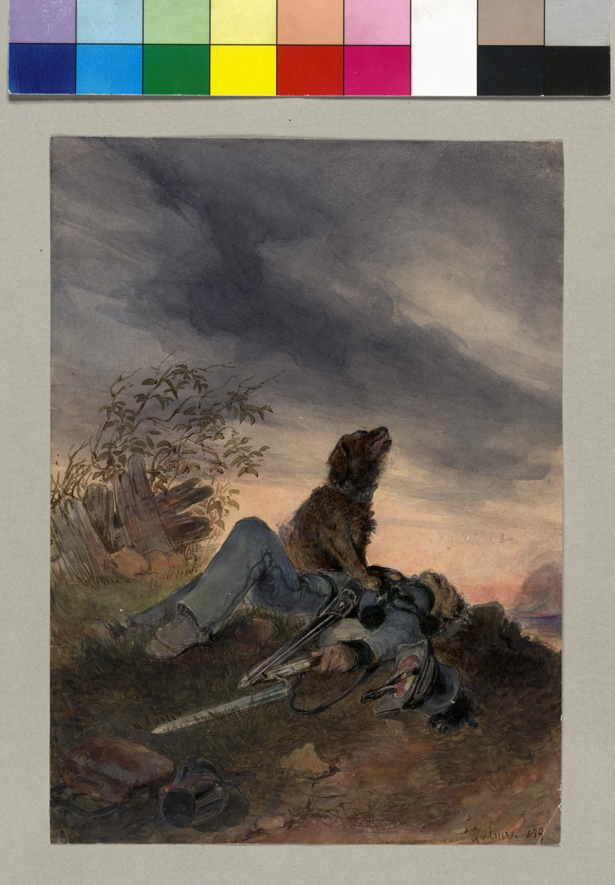 Osoba zabita w akcji Żołnierz austriacki autorstwa Artist Unknown