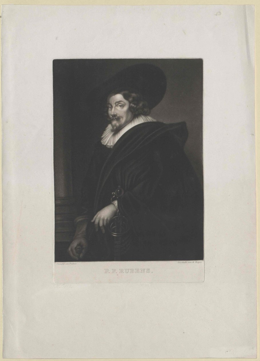Peter Paul Rubens autorstwa Artist Unknown
