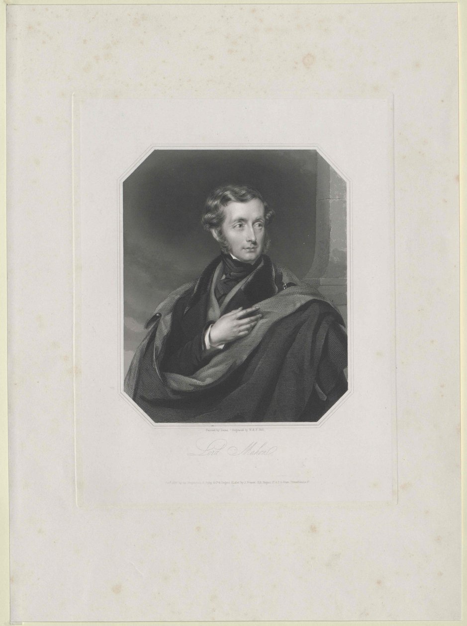 Philip Henry earl wicehrabia Mahon Stanhope autorstwa Artist Unknown