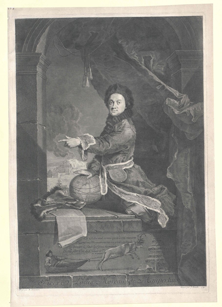 Pierre Louis de Maupertuis autorstwa Artist Unknown