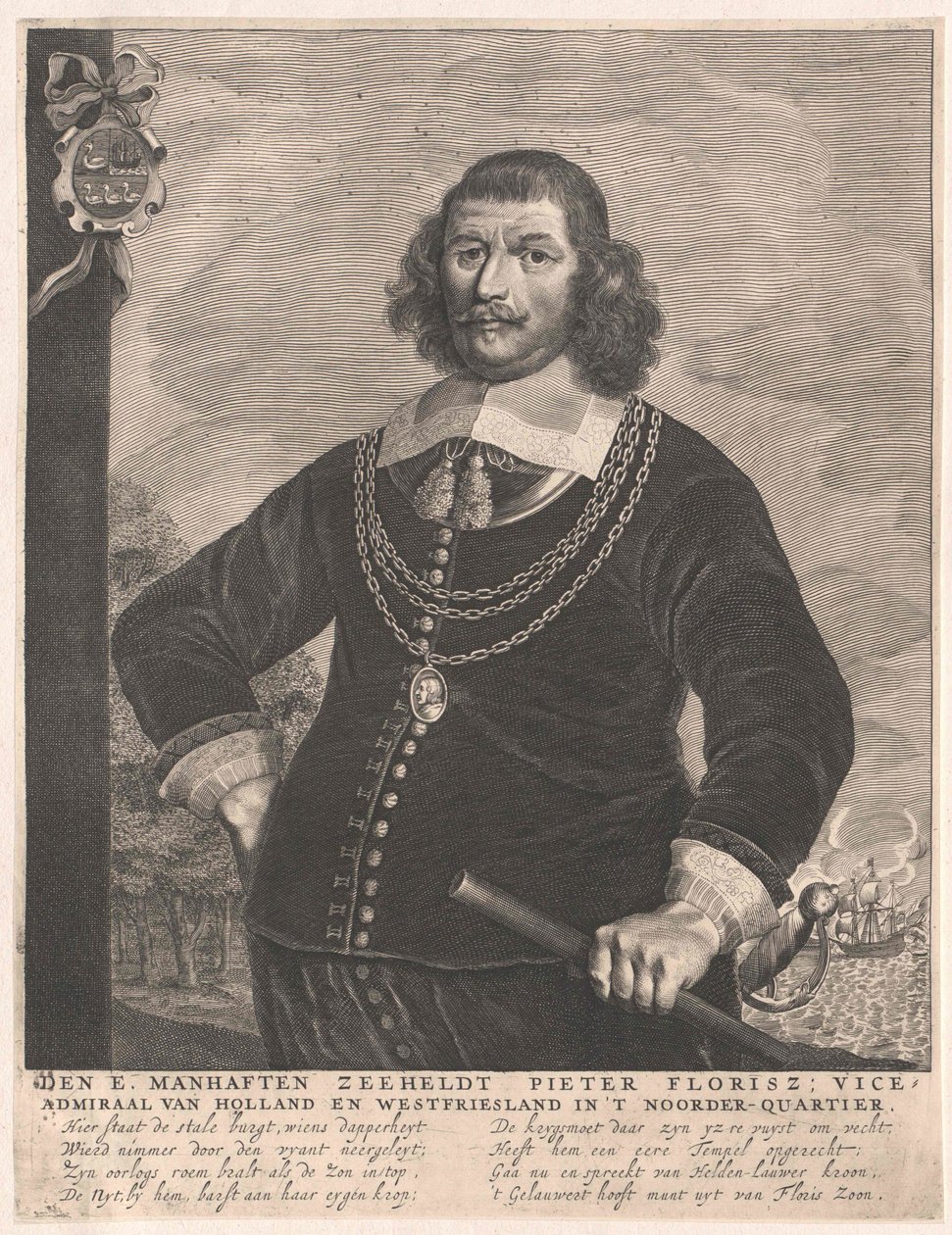 Pieter Florisz autorstwa Artist Unknown