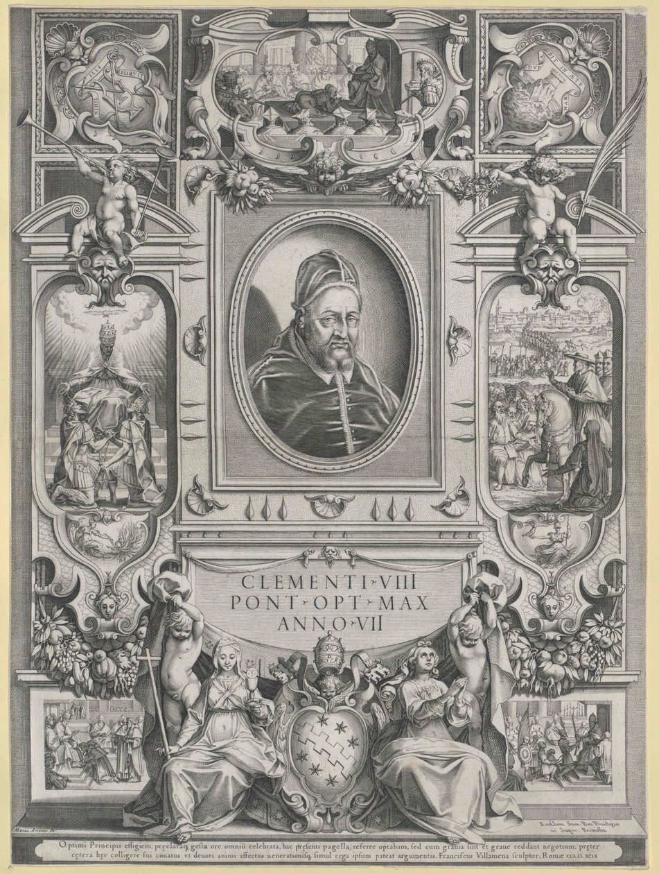 Papież Klemens VIII autorstwa Artist Unknown