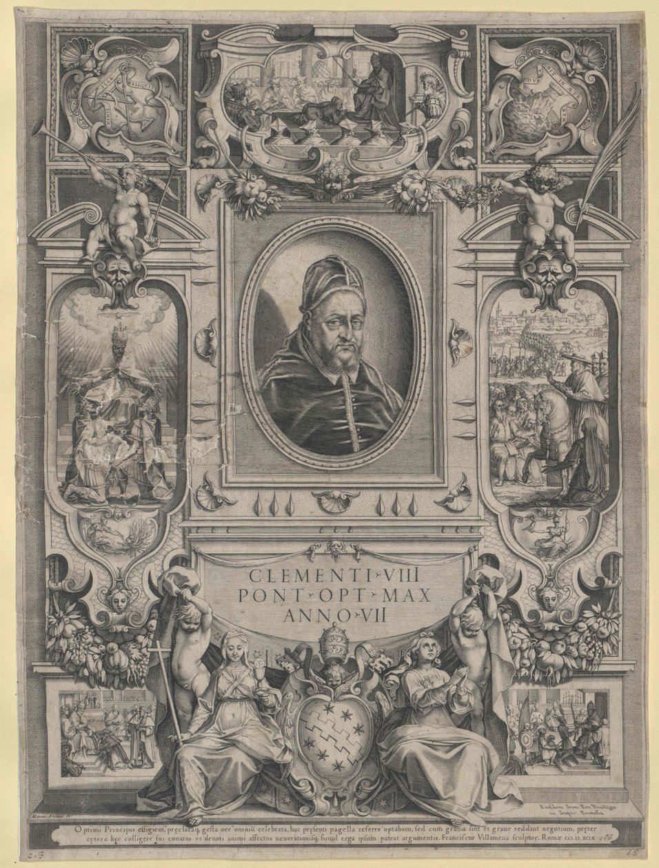 Papież Klemens VIII autorstwa Artist Unknown