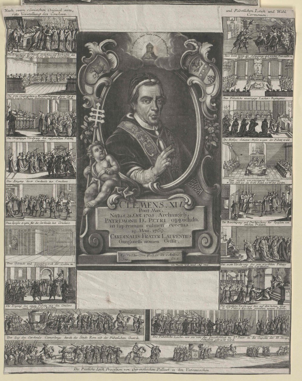 Papież Klemens XIV autorstwa Artist Unknown
