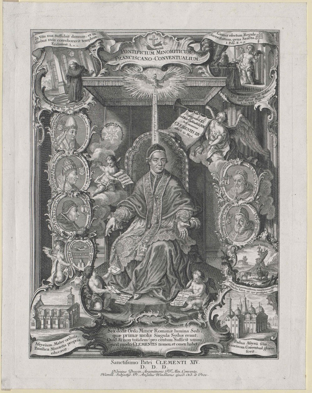 Papież Klemens XIV autorstwa Artist Unknown
