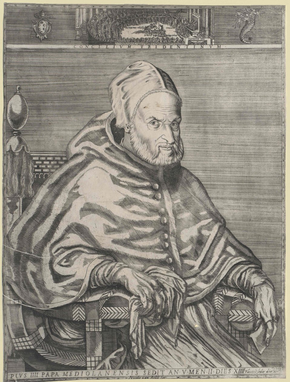 Papież Pius IV autorstwa Artist Unknown