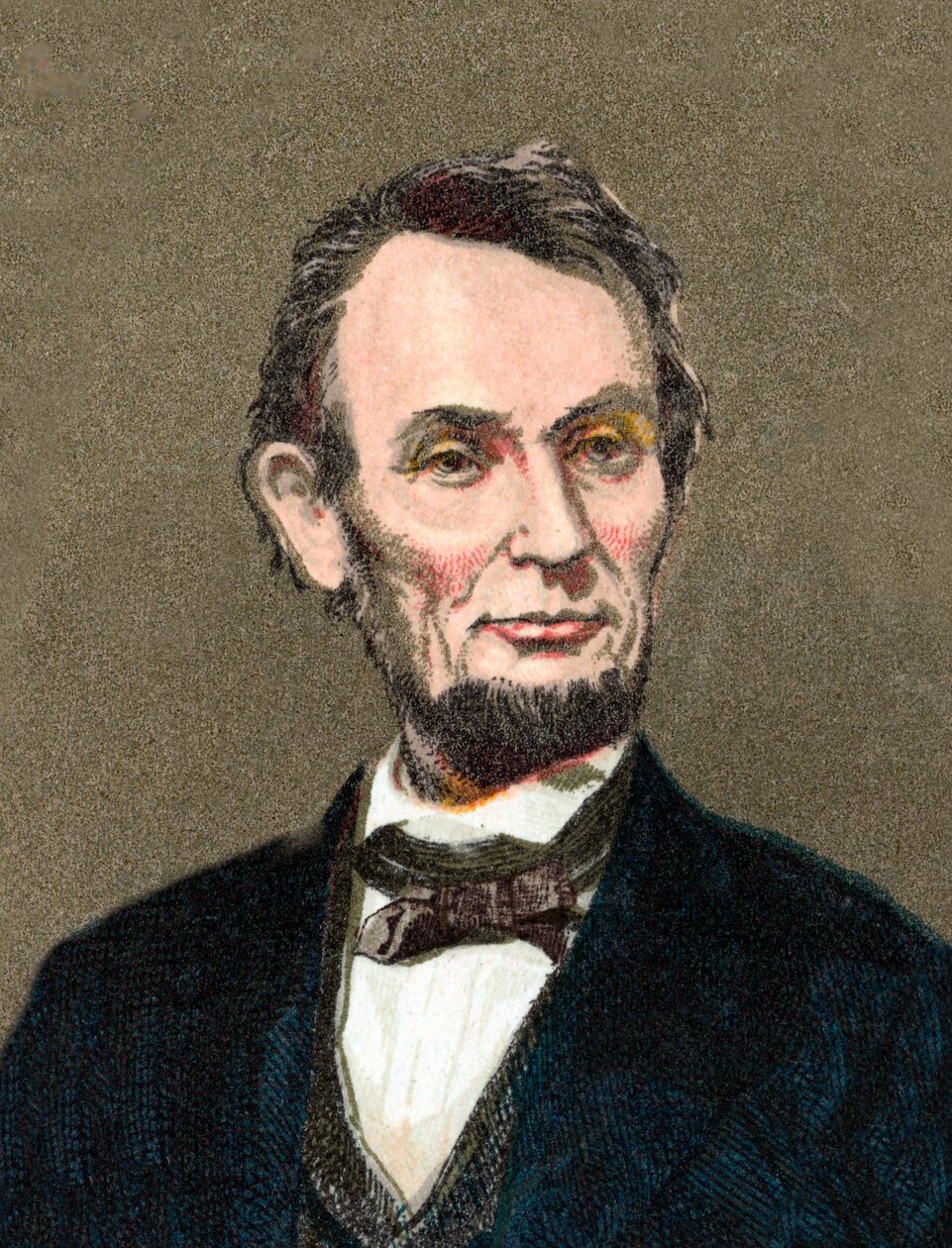 Portret Abrahama Lincolna - Portret Abrahama Lincolna, 16. prezydenta Stanów Zjednoczonych Ameryki. autorstwa Artist Unknown