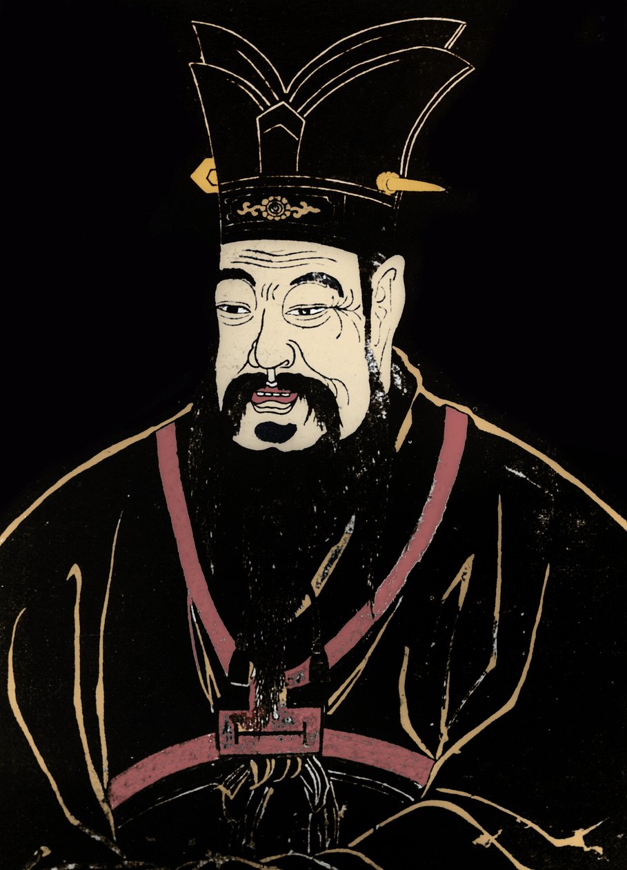Portret Konfucjusza autorstwa Artist Unknown