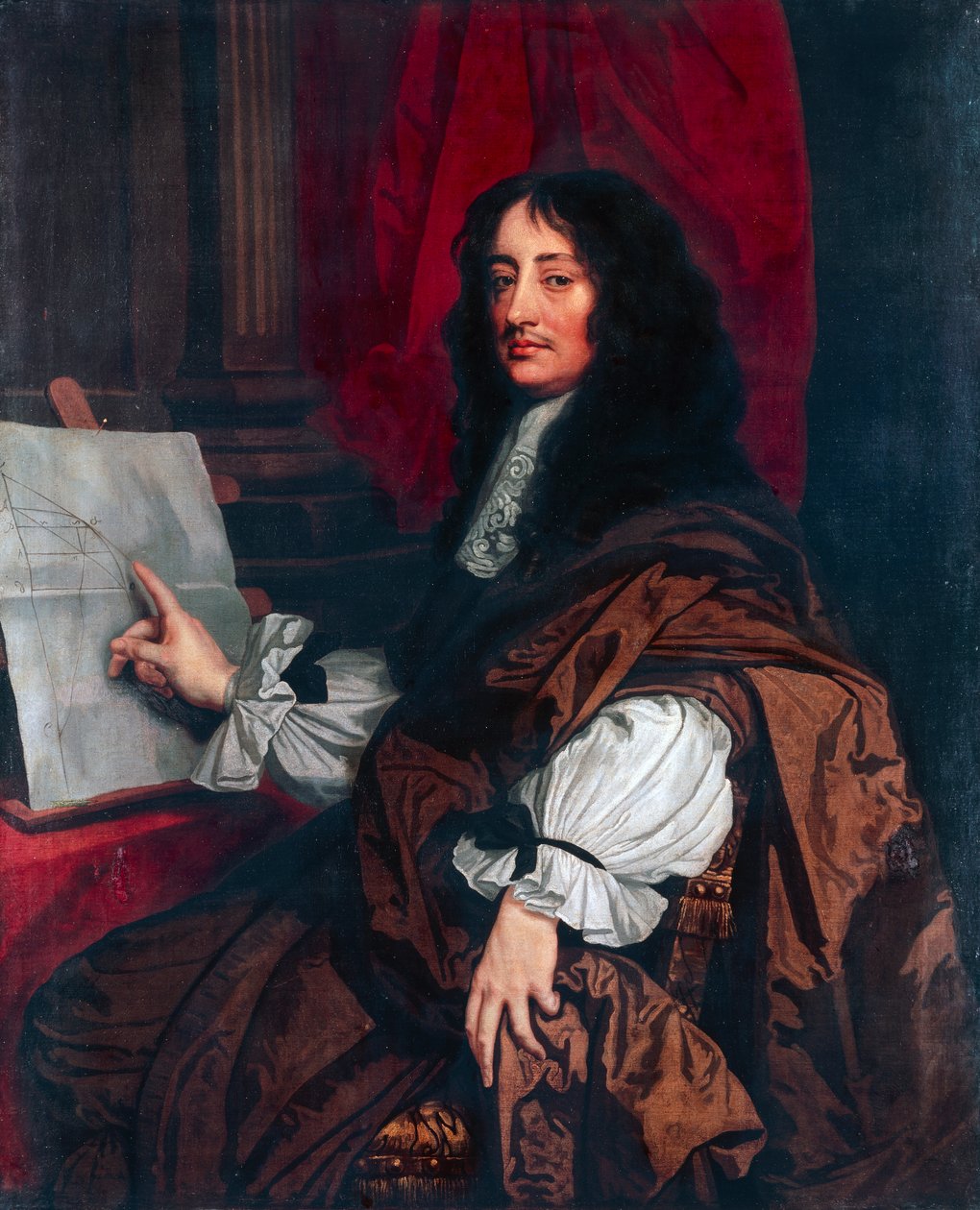 Portret Williama Brounckera (1620 ok. - Westminster) autorstwa Artist Unknown