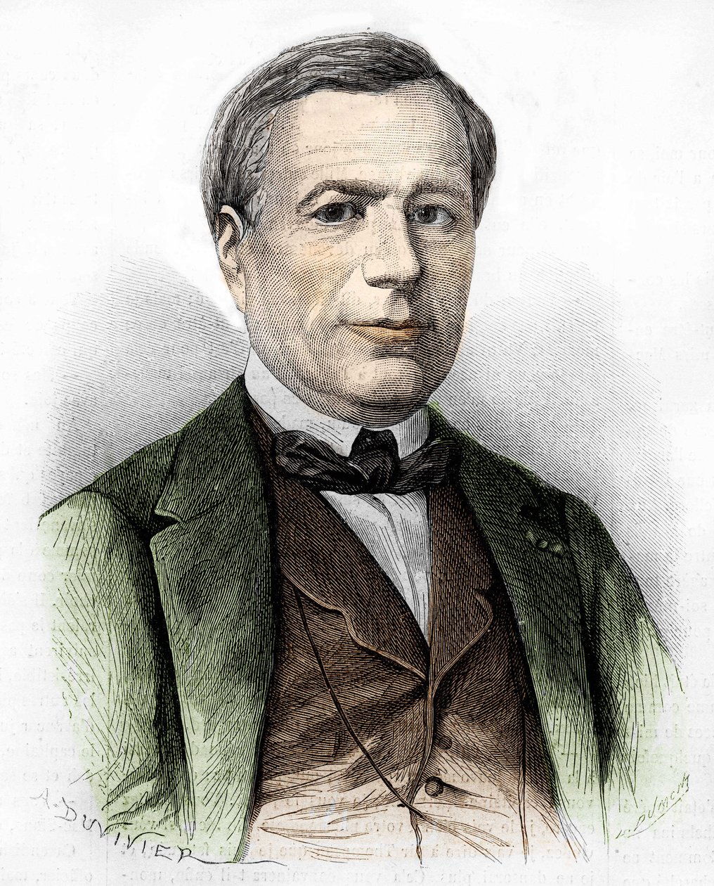 Portret Xaviera MARMIERA Pisarz, poeta, podróżnik, tłumacz literatury północnej. autorstwa Artist Unknown