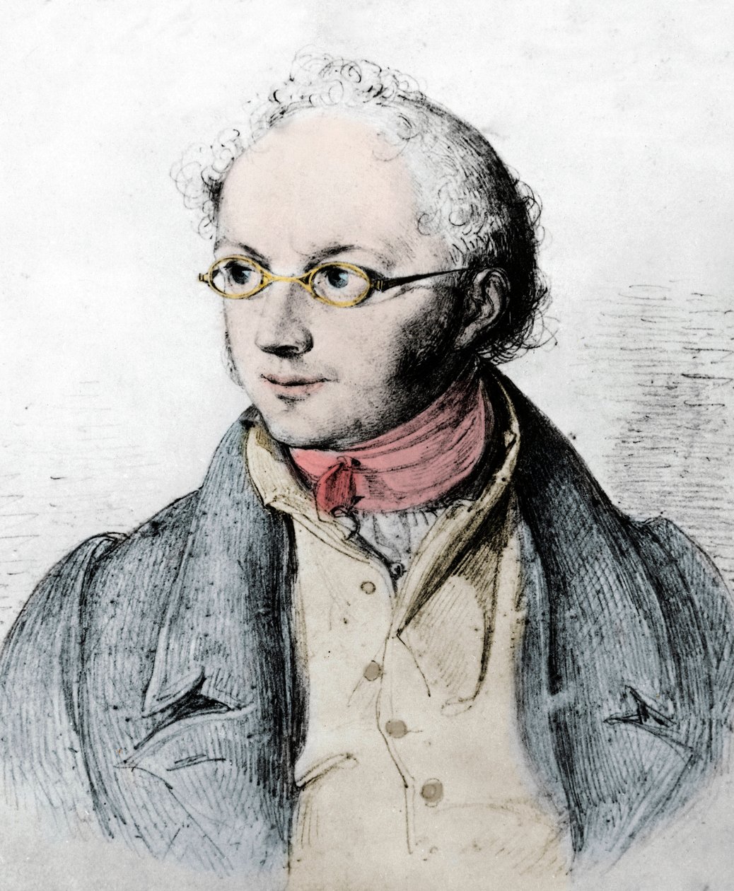 Portret niemieckiego bankiera Abrahama Mendelssohna Bartholdy