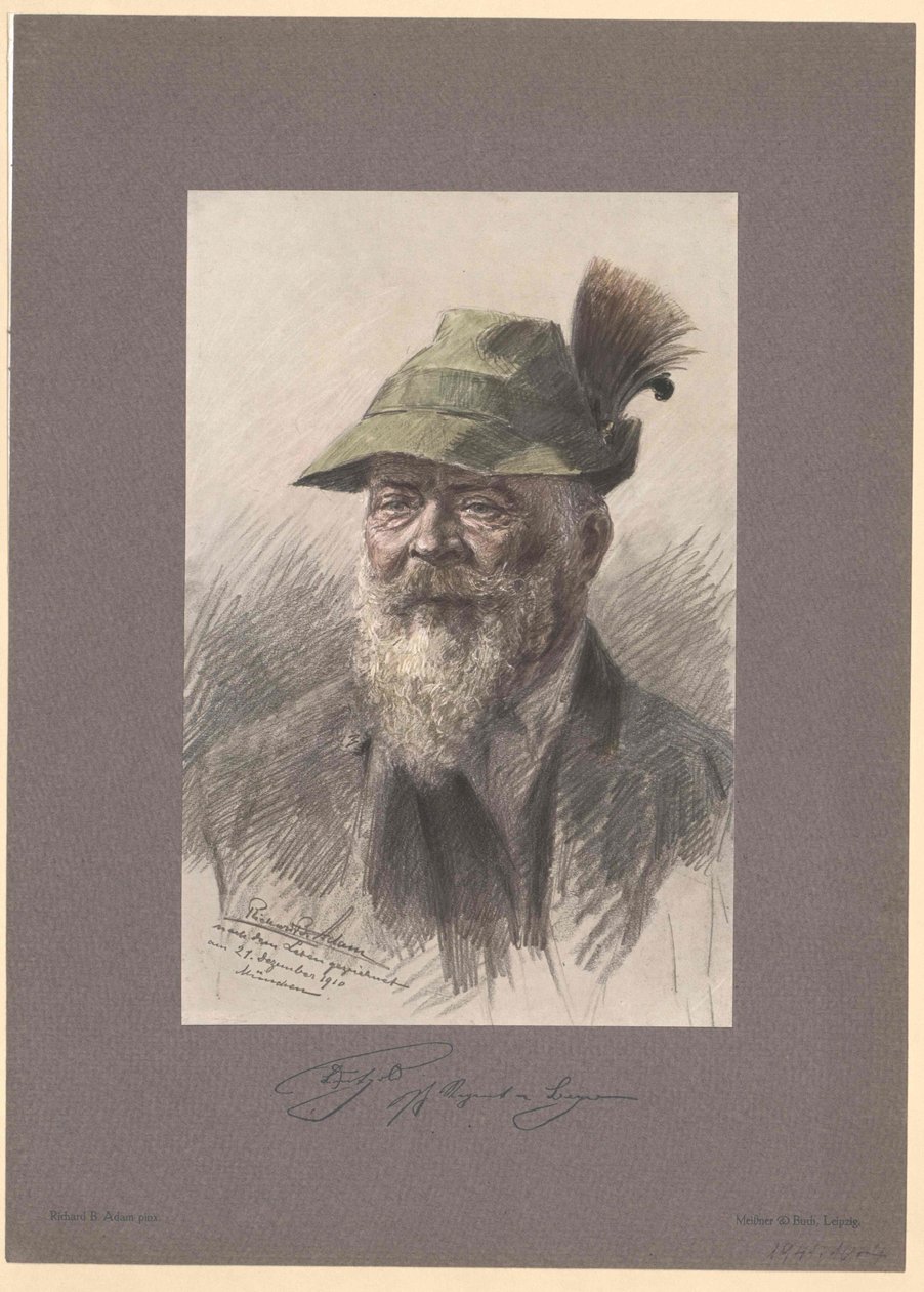 Książę Bawarii Luitpold autorstwa Artist Unknown