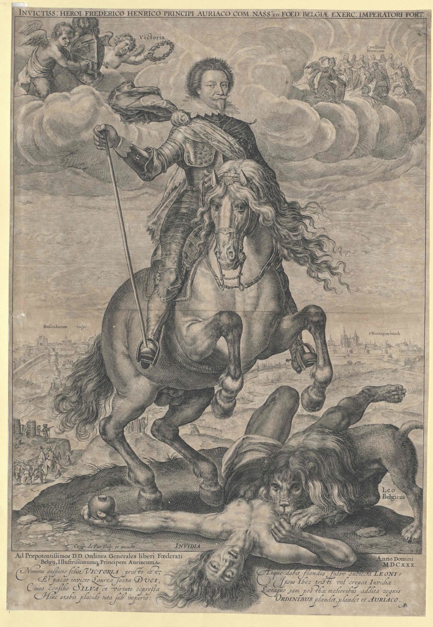 Książę Oranii Fryderyk Henryk autorstwa Artist Unknown