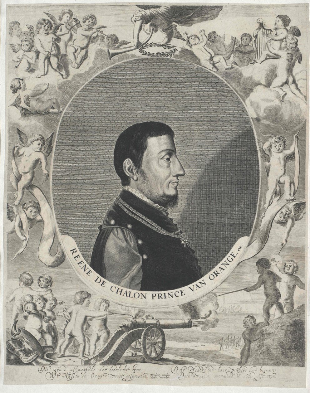Książę Oranii Renatus von Chalon autorstwa Artist Unknown