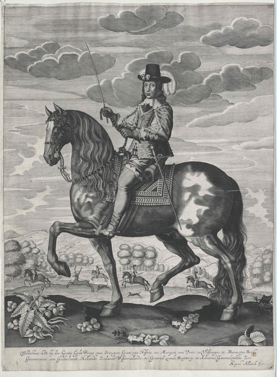 Książę Oranii Wilhelm II autorstwa Artist Unknown