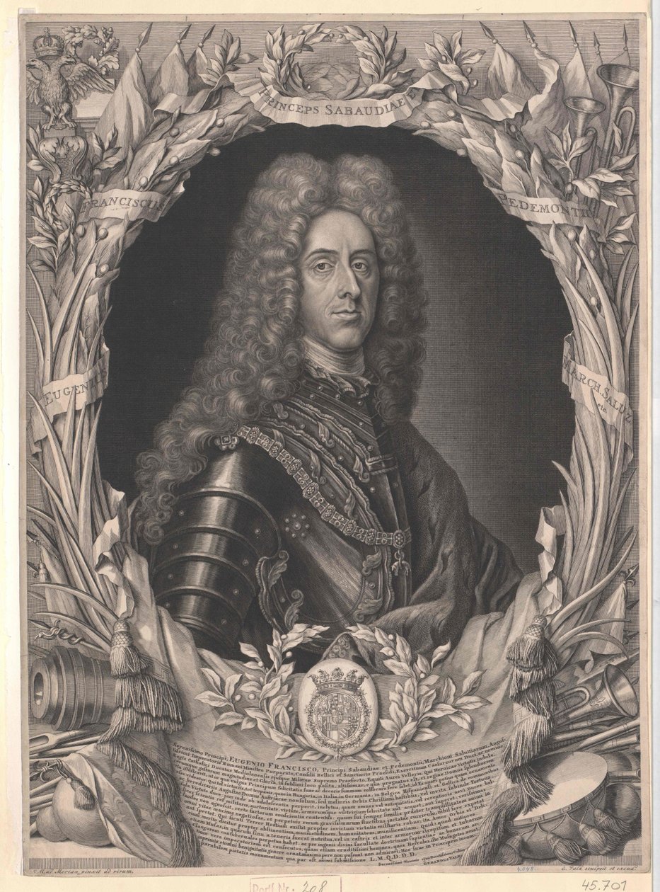 Prince of Savoy Carignan Eugene autorstwa Artist Unknown