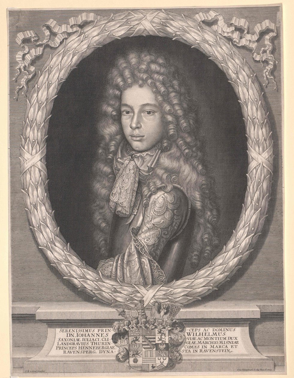 Książę Saksonii-Gotha Johann Wilhelm autorstwa Artist Unknown