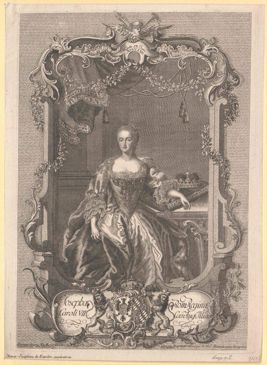 Księżniczka Bawarii Maria Józefa autorstwa Artist Unknown