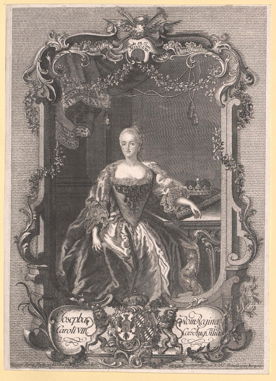 Księżniczka Bawarii Maria Józefa autorstwa Artist Unknown
