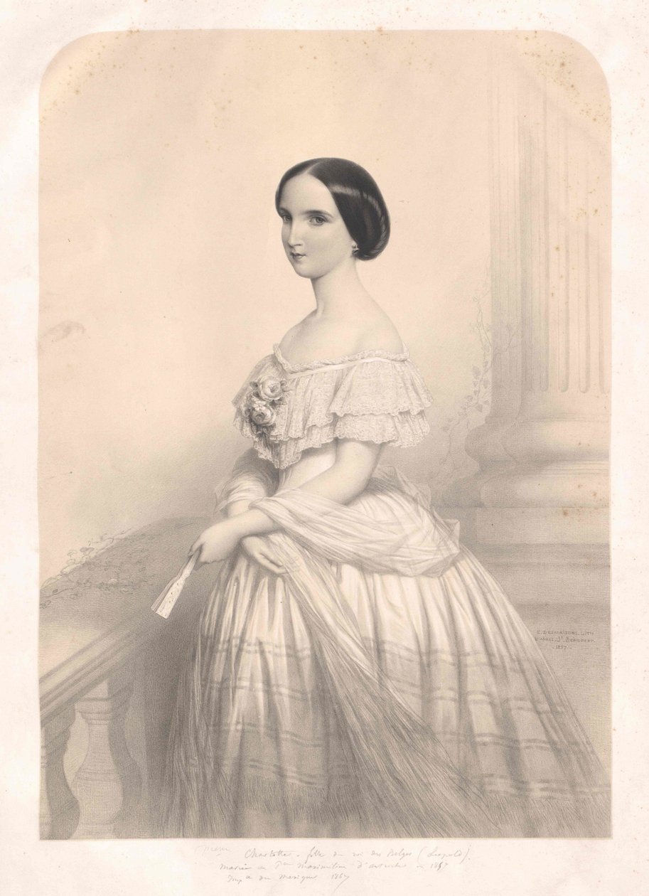 Księżniczka Belgii Charlotte autorstwa Artist Unknown