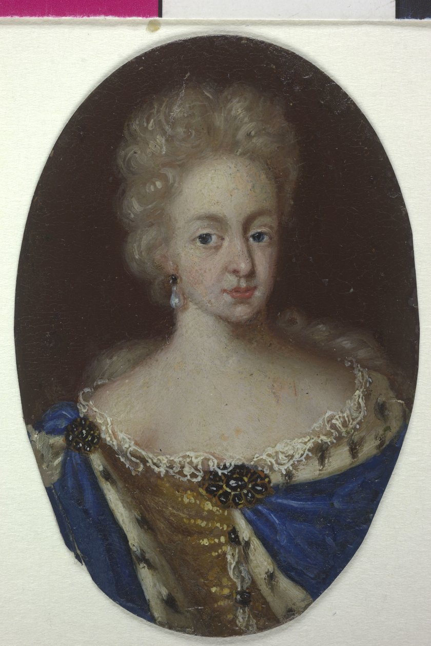 Księżniczka Brunszwiku-Lueneburga Wilhelmina Amalie autorstwa Artist Unknown