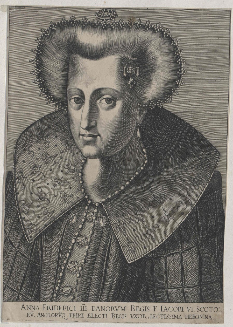 Księżniczka Danii Anna autorstwa Artist Unknown