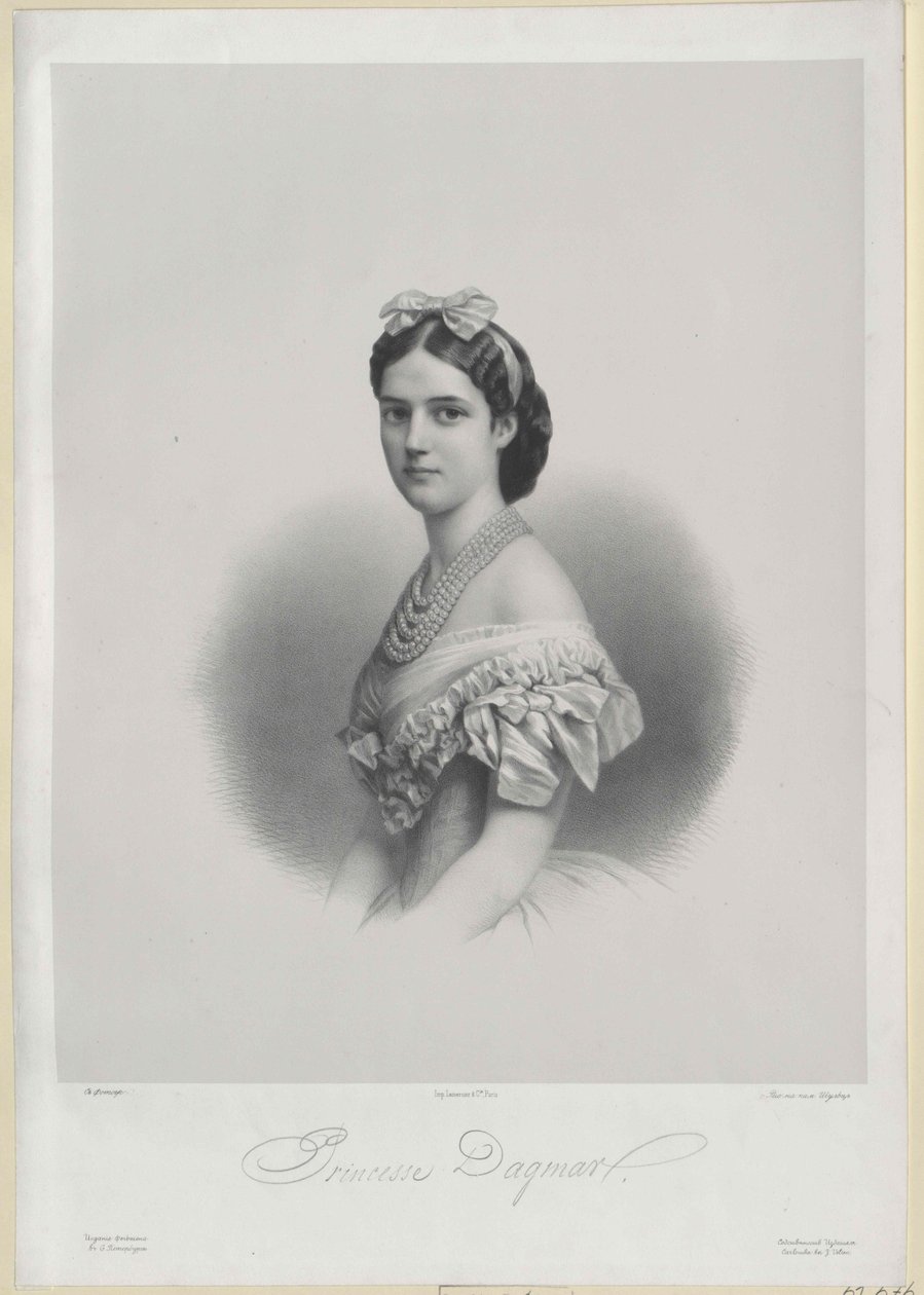 Księżniczka Danii Dagmar autorstwa Artist Unknown