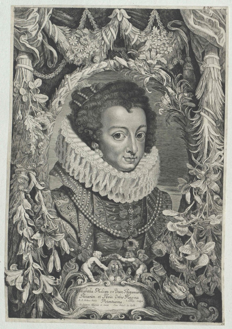 Księżniczka Francji Elżbieta (druk) autorstwa Artist Unknown