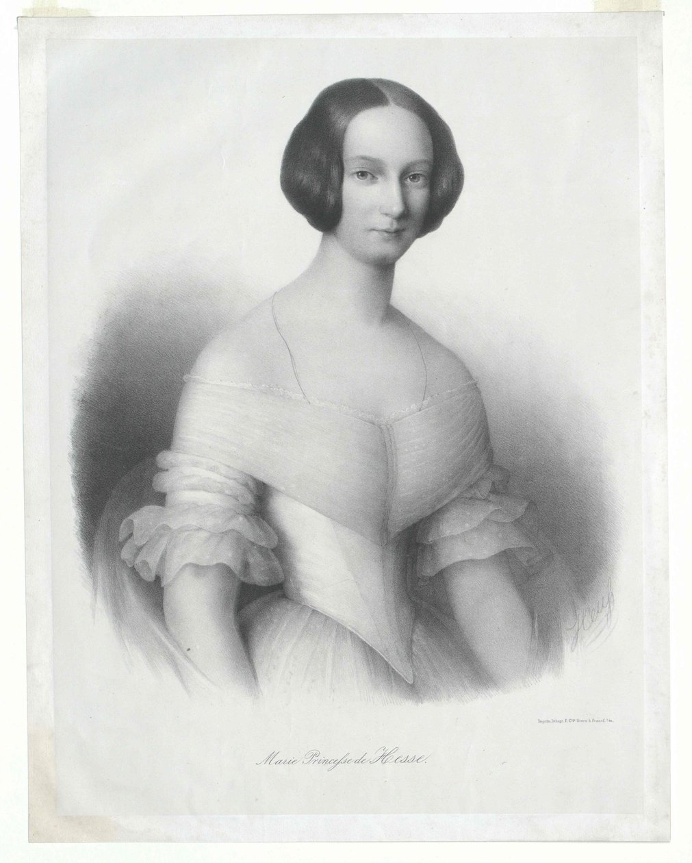 Księżniczka Hesji-Darmstadt Maria autorstwa Artist Unknown