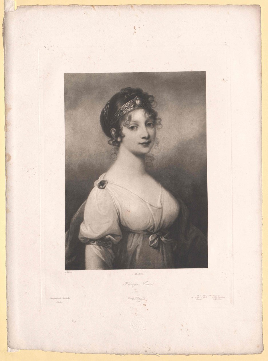 Księżniczka Meklemburgii-Strelitz Louise autorstwa Artist Unknown