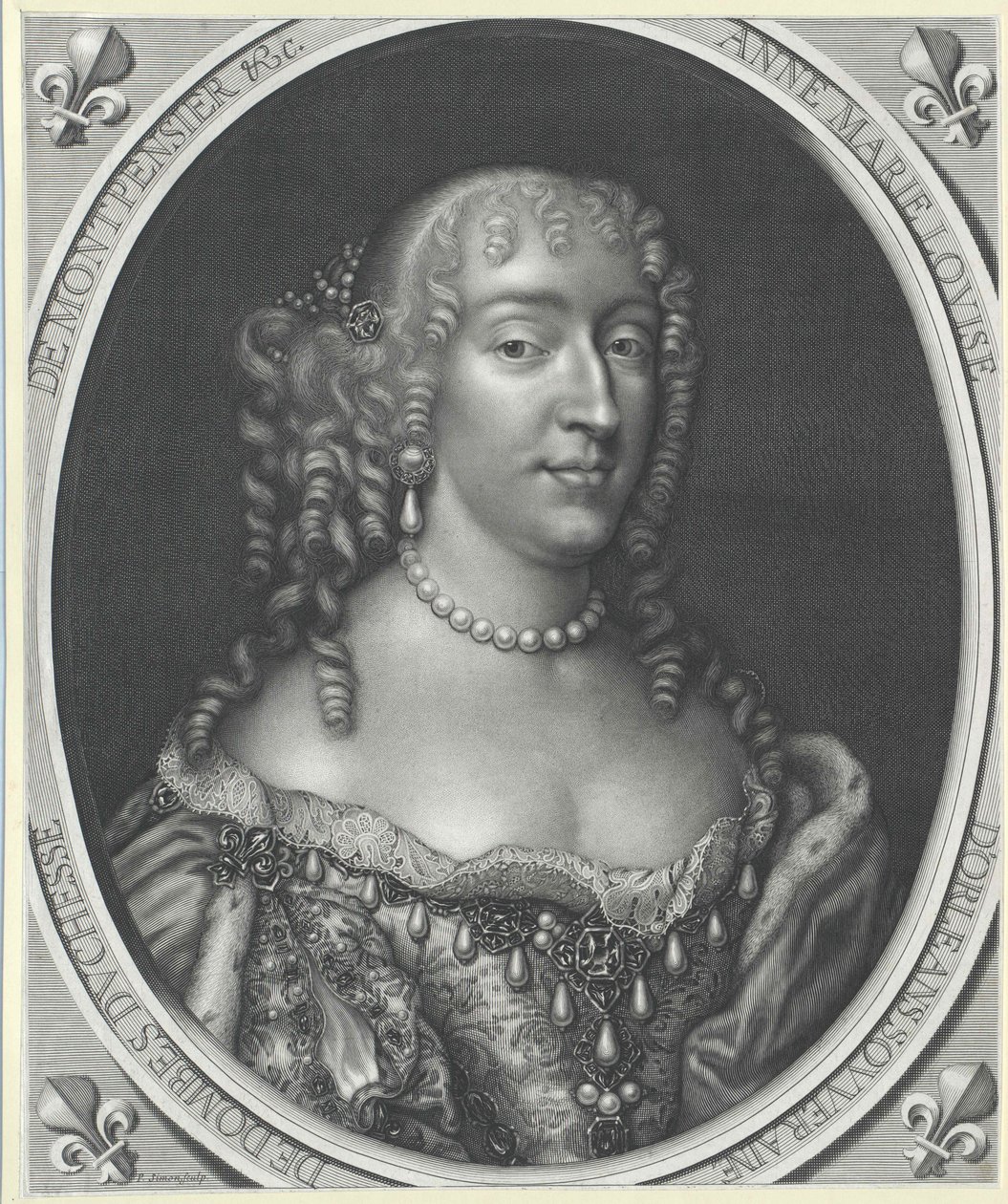 Księżniczka Orl0061006es Anne Mary Louise (druk) autorstwa Artist Unknown