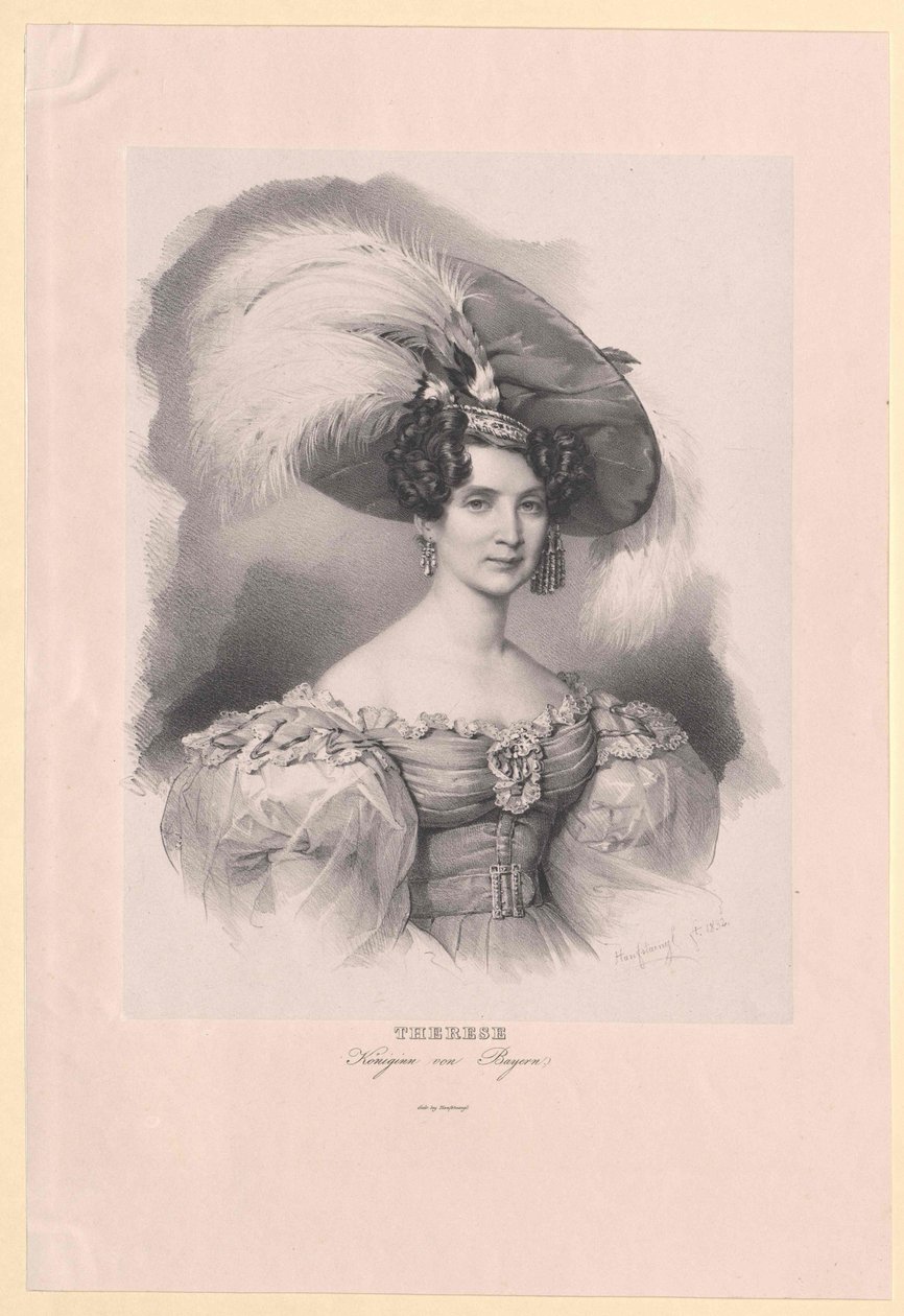 Księżniczka Saksonii-Hildburghausen (1792-1854) Therese autorstwa Artist Unknown
