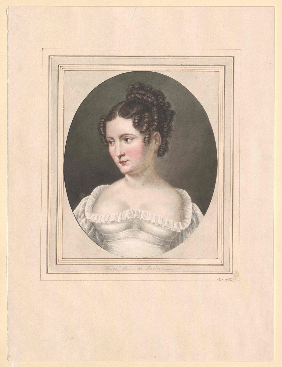 Księżniczka Saksonii-Hildburghausen, Therese autorstwa Artist Unknown