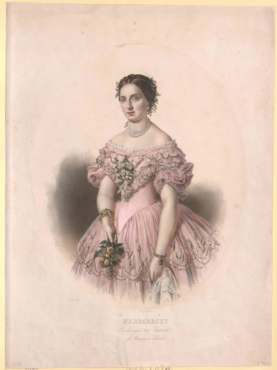 Księżniczka Saksonii Małgorzata autorstwa Artist Unknown