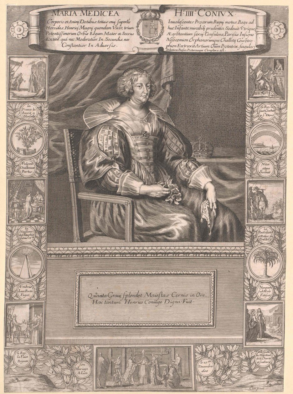 Księżniczka Toskanii Maria de "Medici autorstwa Artist Unknown
