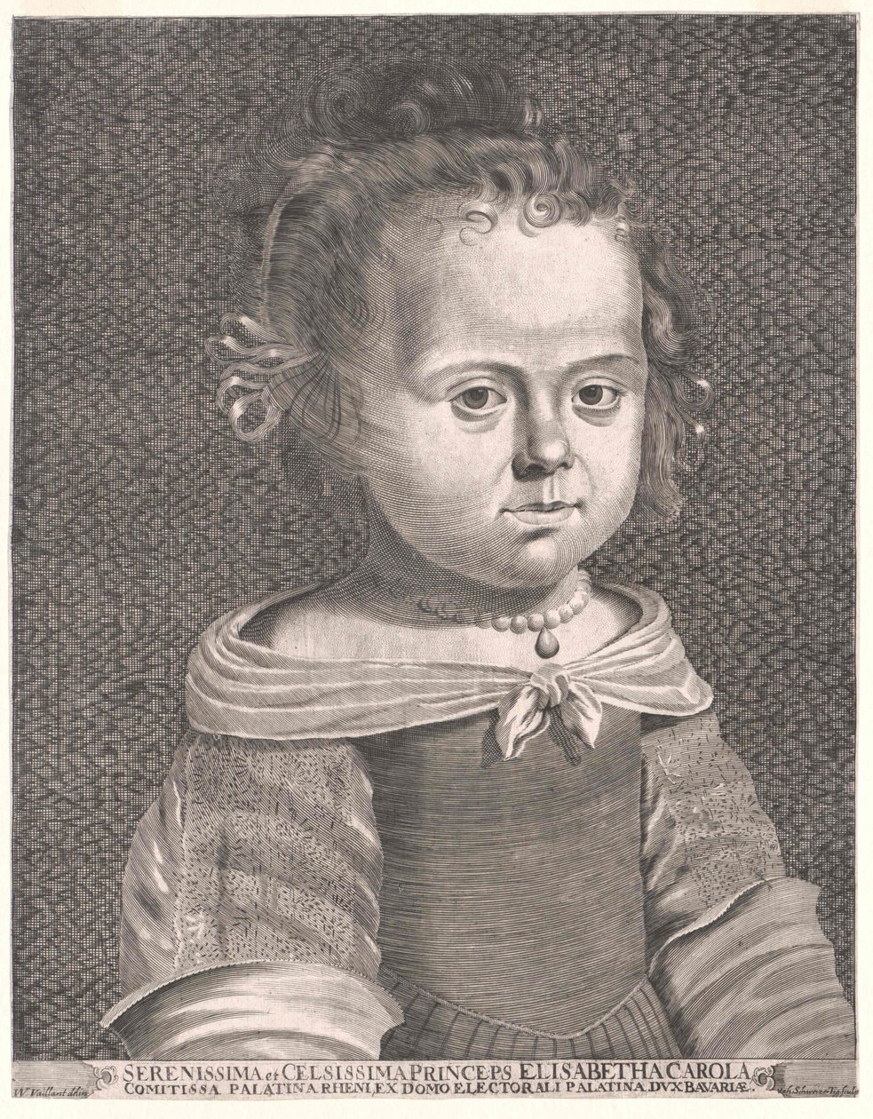Księżniczka pałacowa Elżbieta Charlotta autorstwa Artist Unknown