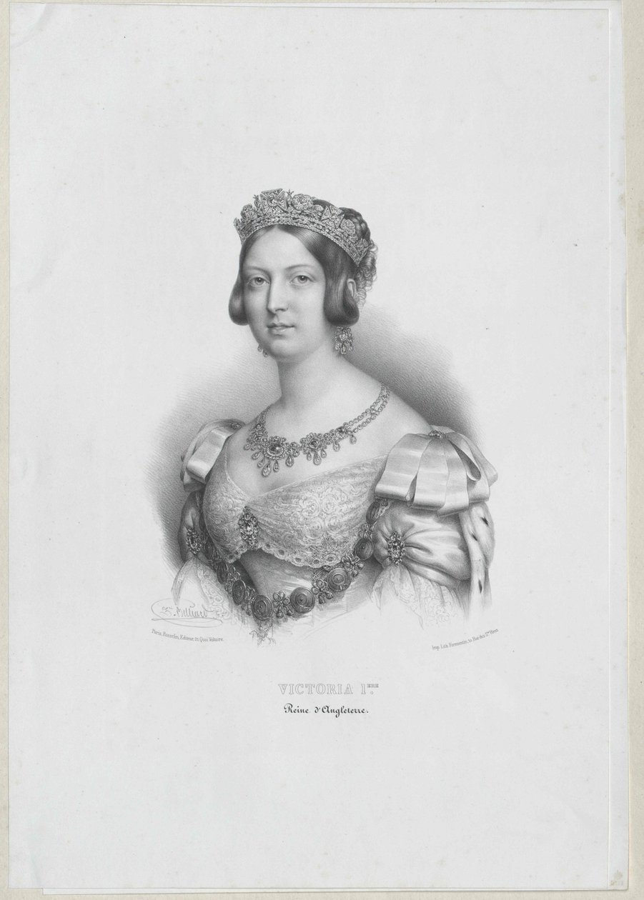 Królowa Wielkiej Brytanii Wiktoria autorstwa Artist Unknown