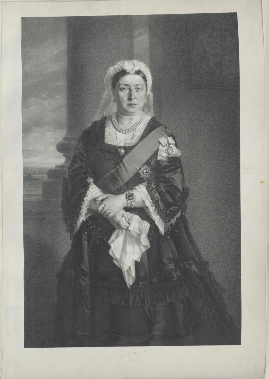 Królowa Wielkiej Brytanii Wiktoria autorstwa Artist Unknown