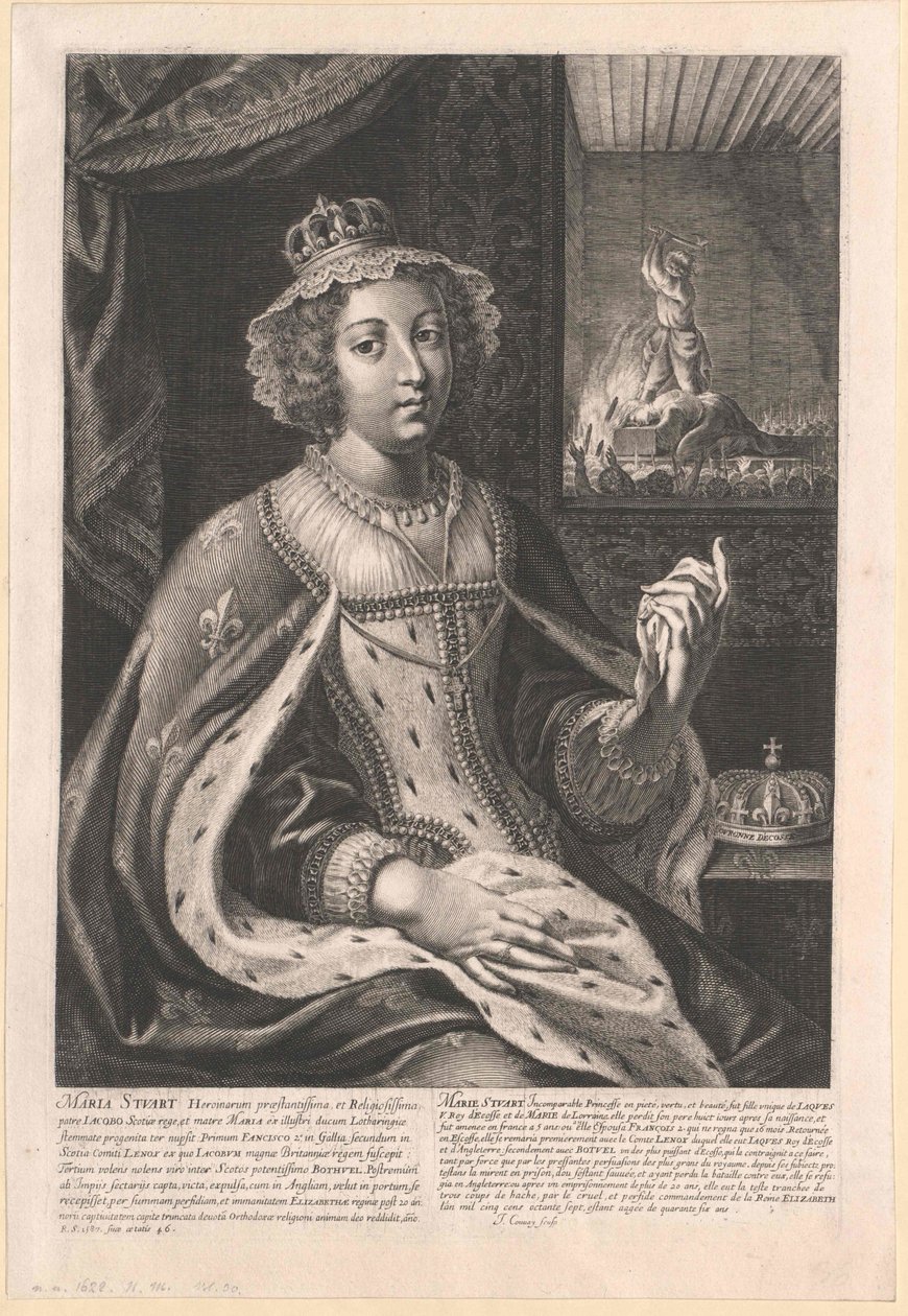 Królowa Szkocji Maria Stuart autorstwa Artist Unknown